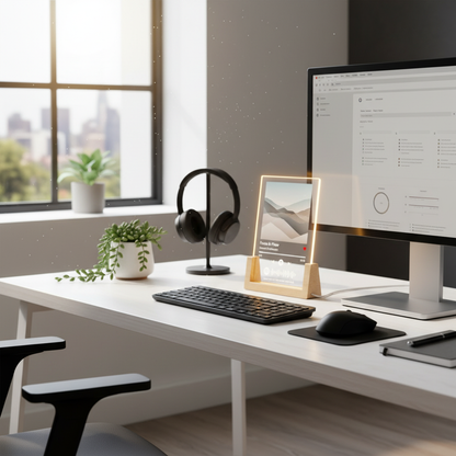 Spotify Plaque Custom Photo Gifts Acrylic Song Plaque with Picture Personalized Gifts for Couple Customized Valentines Day Gifts