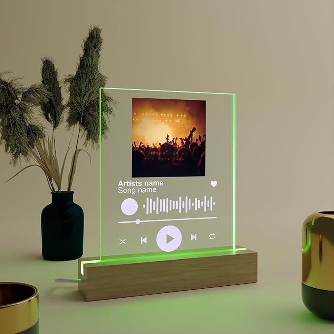 Plaque Spotify Photo Personnalisée