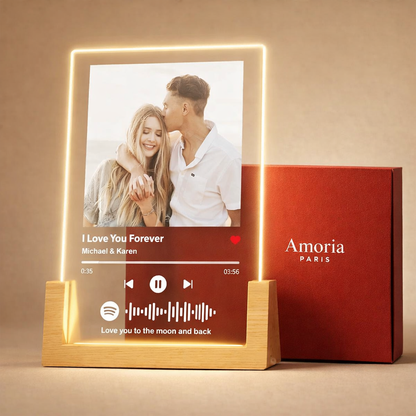 Plaque Spotify Photo Personnalisée